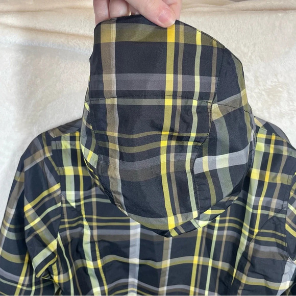 Burton dream dry ride women’s snowboarding jacket yellow plaid medium thermal - Picture 4 of 14